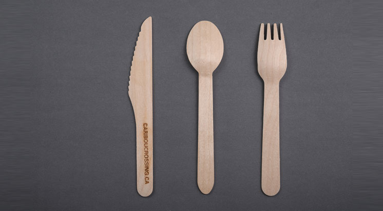 Features of Airline Wood Cutlery Set