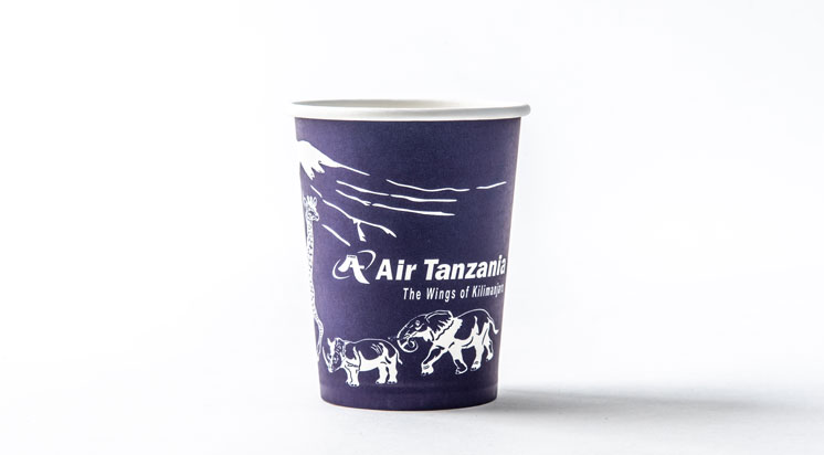Eco Friendly Disposable Paper Drinking Cup For Airline｜GXflight
