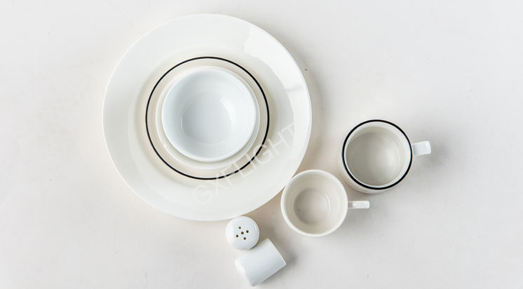 Airline China Ceramic Tableware Kit