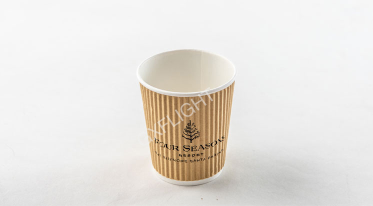 Custom Printed White Compostable Hot Cup