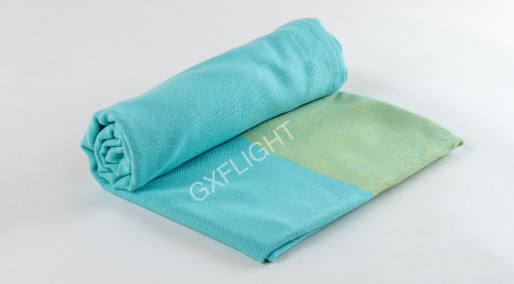 Fire Retardant Jacquard Woven Disposal Airline Blanket