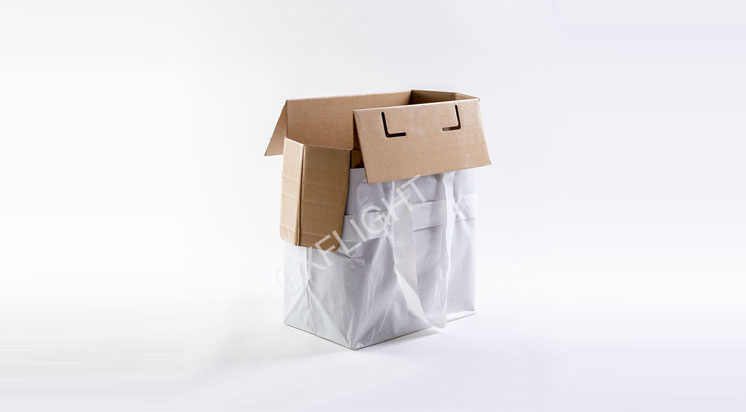 Kraft Paper Trash Compactor Box 