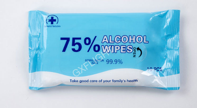 Carrying Alcohol Wipes Makes Travel More Safe