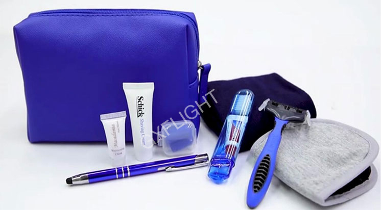 First/Business Class Amenity Kit with High Use Value